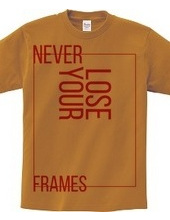 NEVER LOSE YOUR FRAMES LINE red