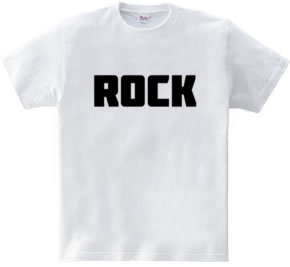 Rock ロック シンプルBIGロゴ ストリートファッション