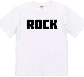 Rock ロック シンプルBIGロゴ ストリートファッション