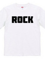 Rock ロック シンプルBIGロゴ ストリートファッション