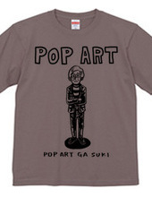 Pop art (black and white)