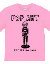 Pop art (black and white)