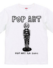 Pop art (black and white)