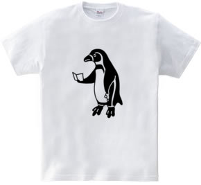 えんきん ペンギン 動物イラスト 文字なし 遠近 おもしろユニーク Aliviosta 半袖tシャツ 5 6oz デザインｔシャツマーケット Hoimi ホイミ