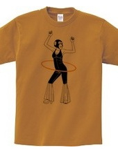 Hula hoop-lady