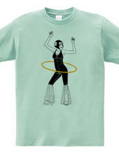 Hula hoop-lady