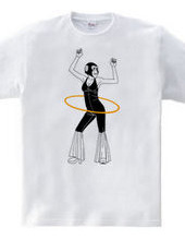 Hula hoop-lady