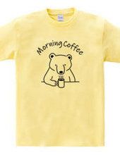 Morning coffee bear bear animal illustrations