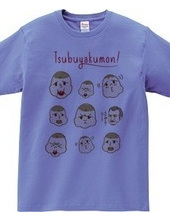 Tweeted Kumon! Make funny face nor child T shirt (color ver.