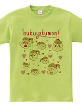 Tweeted Kumon! Full sister child's t-shirt (color ver.)