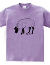 Black Sheep -Summer Fashion- Sheep Animal Illustration