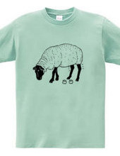 Black Sheep -Summer Fashion- Sheep Animal Illustration