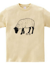 Black Sheep -Summer Fashion- Sheep Animal Illustration