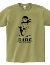 RIDE-feel the wind- Animal Illustration 