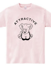 Attractive pig 動物イラスト ブタ 豚