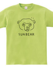 マレーグマ sunbear 動物イラスト熊