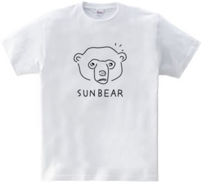 マレーグマ sunbear 動物イラスト熊