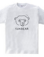 マレーグマ sunbear 動物イラスト熊