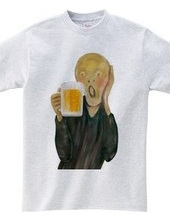 Munch's cry with a beer.