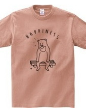 Happiness クマ 熊 動物イラスト