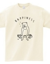 Happiness クマ 熊 動物イラスト