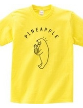 Pineapple Seal Animal Illustration