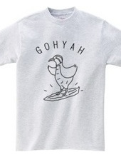 Goya Surfing Yanbarbarina Okinawa Bird Animal Illustration