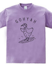 Goya Surfing Yanbarbarina Okinawa Bird Animal Illustration