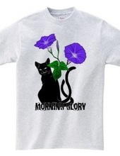 Cat Mata and Morning Glory, Black