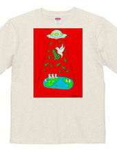 Kohitsuji Elmer a nuclear-free world T-shirt