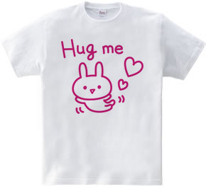 Hug me ウサギ(ピンク)