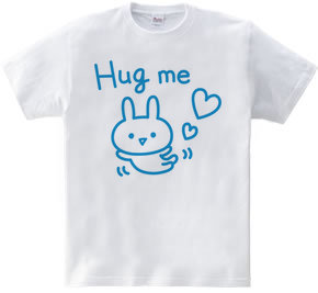 Hug me ウサギ(水色)