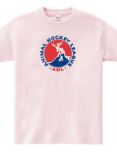 アイスホッケー AHL アニマル ホッケー リーグ ロゴ Tシャツ