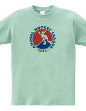 Ice Hockey AHL: Animal Hockey League Logo Tee