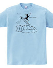 Boston Terrier Surfing Aerial Tee