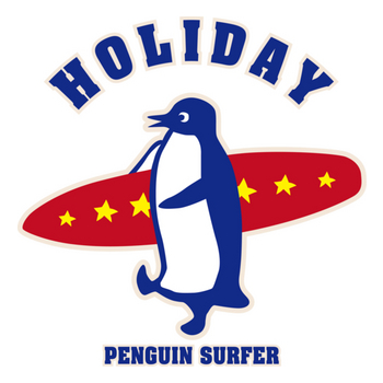 HOLIDAY PENGUIN SURFER-1