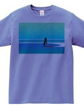 Boston Terrier Surf Nose Rider Surf Clue Tee