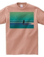 Boston Terrier Surf Nose Rider Surf Clue Tee