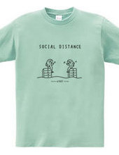 Social Distance Social Distance Fish Illustration