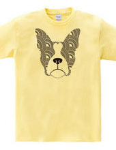 Boston Terrier Polynesian Type Tee