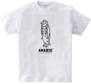 Amabie アマビエ？ワカメペンギン 動物イラスト