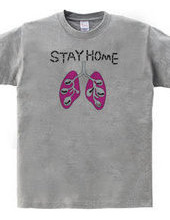 Stay HOME T-shirt with ants and lungs