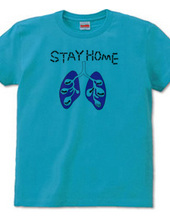 働きアリと肺のSTAY HOME T-シャツ