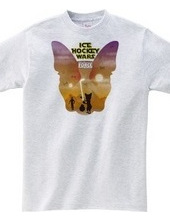 ボストンテリア Ice Hockey Wars（アイスホッケーウォーズ）Tシャツ