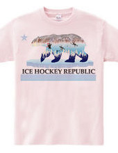 アイスホッケー Ice Hockey Republic Tシャツ