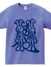 Rabbit-kun and Rabbit (Blue)