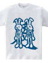 Rabbit-kun and Rabbit (Blue)