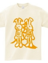 Rabbit and Rabbit (Orange)