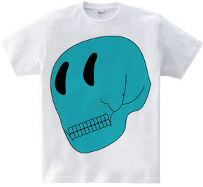 SKULL FACE BLUE