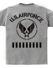 オールステンシル USエアフォース 2（バックプリント）(U.S. Air Force)